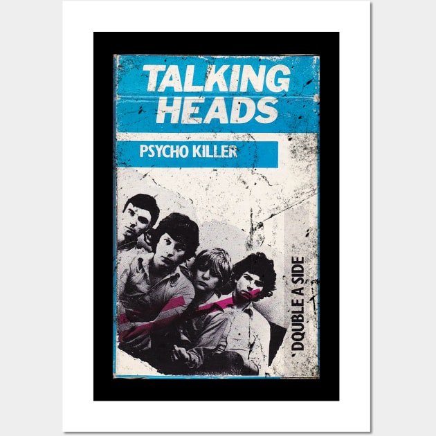 talking heads - psycho killer Wall Art by wallofgreat